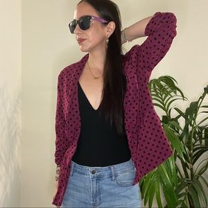ELLE • Polka Dot Blazer